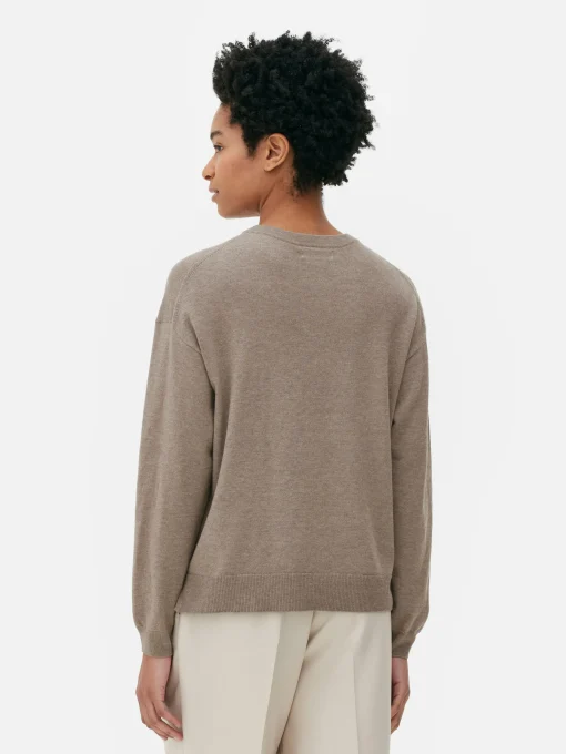 Fine Knit Crew Neck Sweater