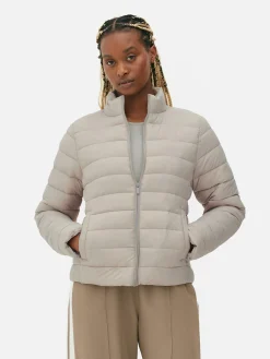 Funnel Neck Padded Jacket