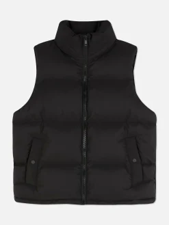 Funnel Neck Padded Vest