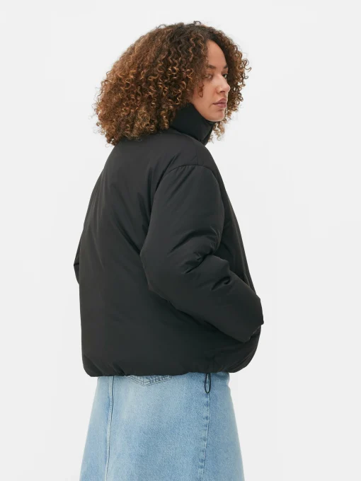 Funnel Neck Puffer Jacket