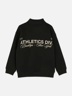 Graphic Funnel Neck Sweatshirt