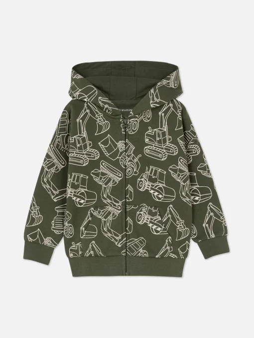 Graphic Zip Hoodie