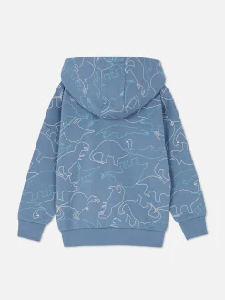 Graphic Zip Hoodie