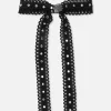 Halloween Lace Bow Hair Barrette