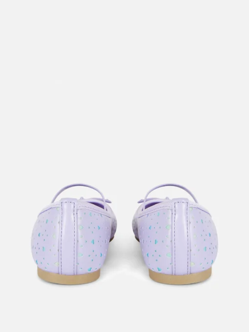 Heart Laser Cut Ballerinas