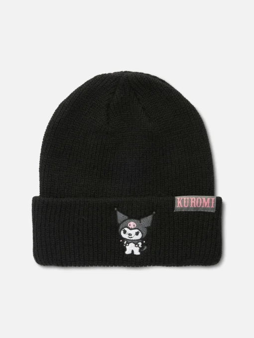 Hello Kitty Kuromi Knit Beanie