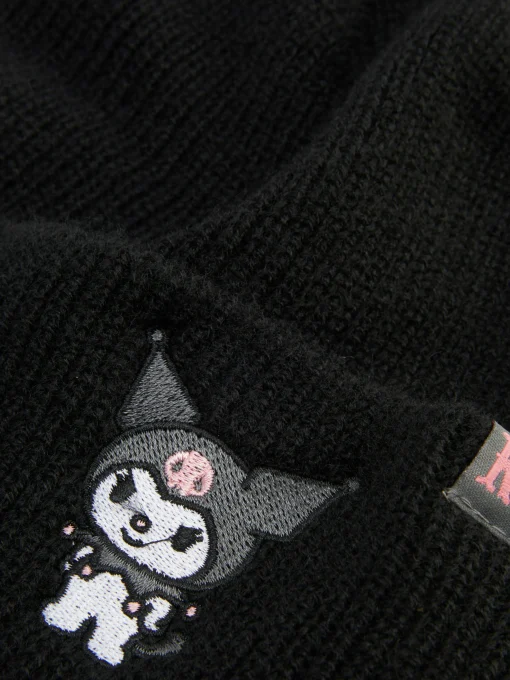 Hello Kitty Kuromi Knit Beanie