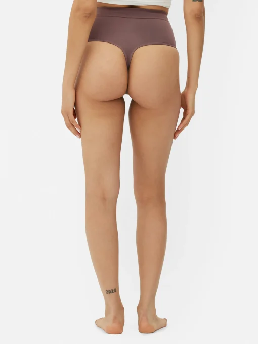 High Waist Seamless Shapewear Thong