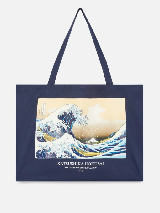 Hokusai The Great Wave Canvas Bag
