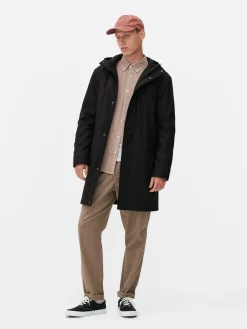 Hooded Rubberized Parka