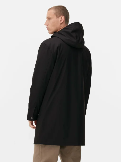 Hooded Rubberized Parka