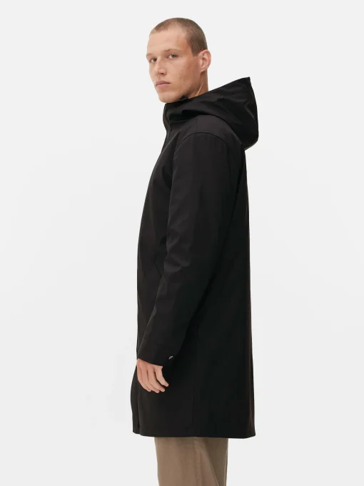 Hooded Rubberized Parka