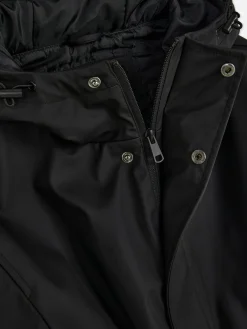 Hooded Rubberized Parka