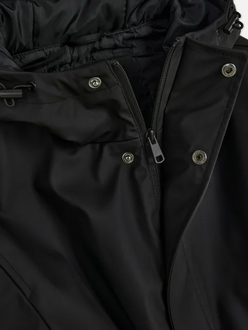 Hooded Rubberized Parka