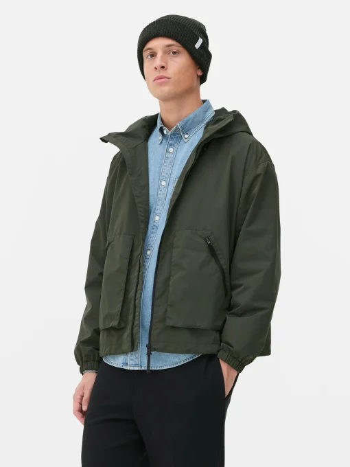 Hooded Windbreaker Jacket