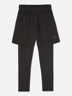 2-in-1 Sport Legging Shorts