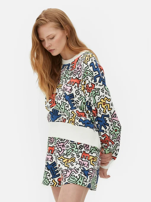 Keith Haring Printed Sweatshirt