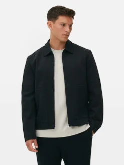 Kem Jersey Knit Zip Jacket