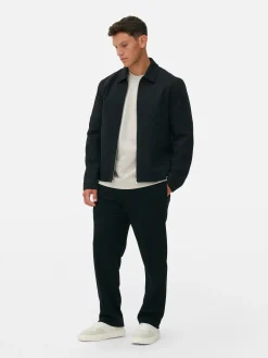 Kem Jersey Knit Zip Jacket