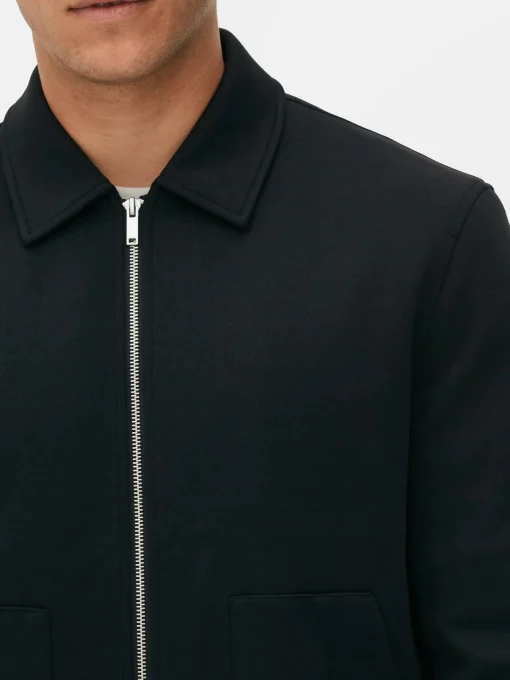 Kem Jersey Knit Zip Jacket