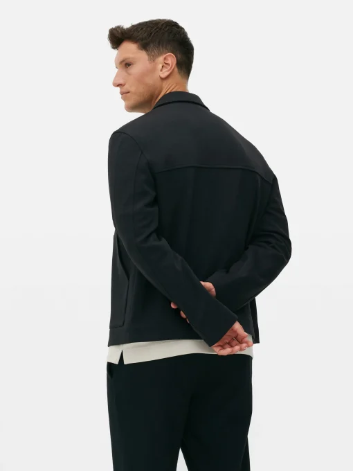 Kem Jersey Knit Zip Jacket