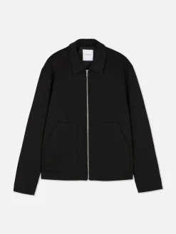 Kem Jersey Knit Zip Jacket