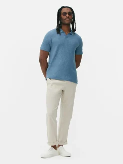 Kem Textured Knit Polo