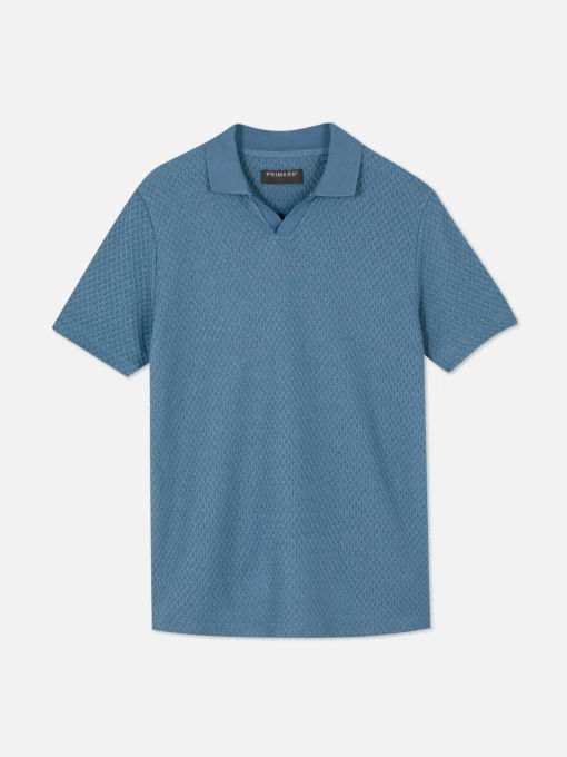 Kem Textured Knit Polo