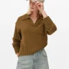 Knit Polo Sweater