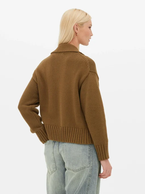 Knit Polo Sweater