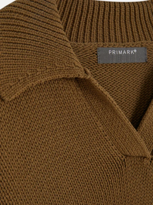 Knit Polo Sweater