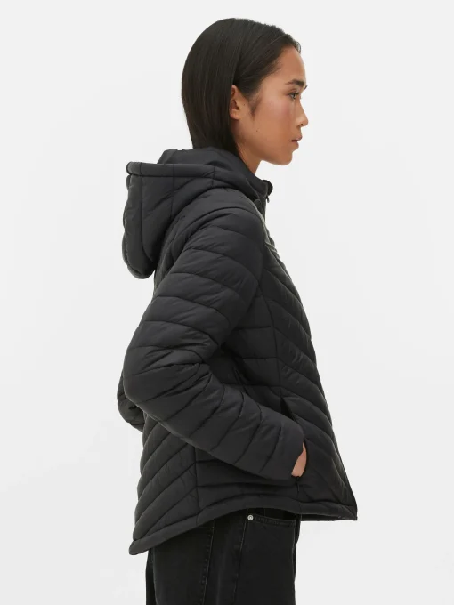 Lightweight Hooded Puffer Jacket