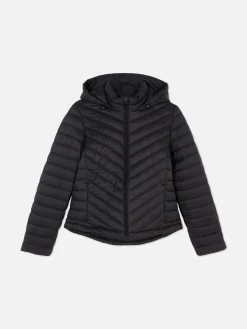Lightweight Hooded Puffer Jacket