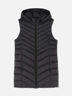 Long Quilted Vest