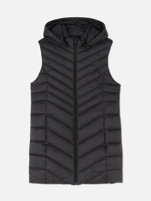Long Quilted Vest
