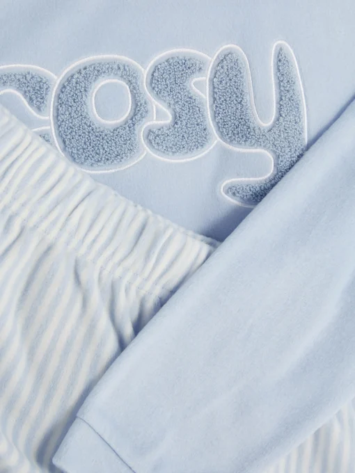 Long Sleeve Slogan Pajamas