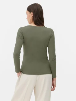 Long Sleeve V-Neck T-Shirt