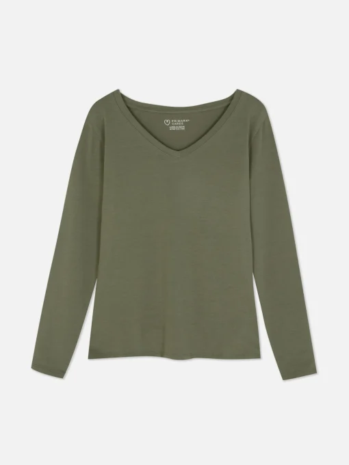 Long Sleeve V-Neck T-Shirt