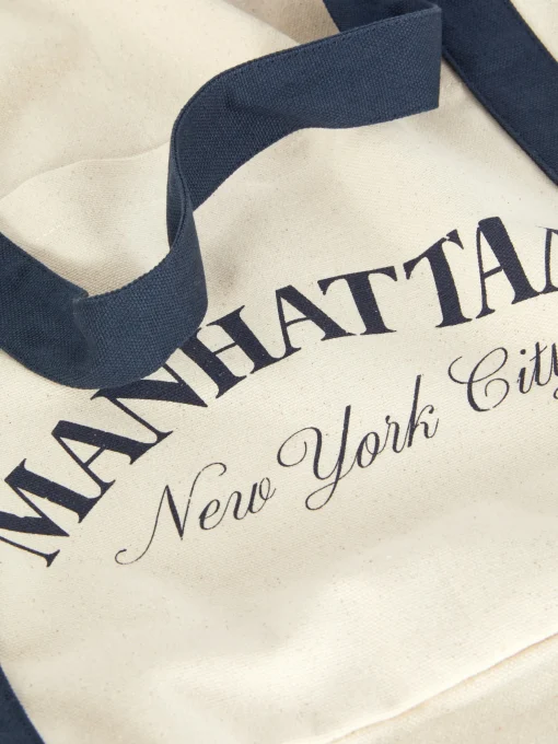 Manhattan Oversized Canvas Tote