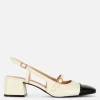 Mary Jane Slingback Block Heels