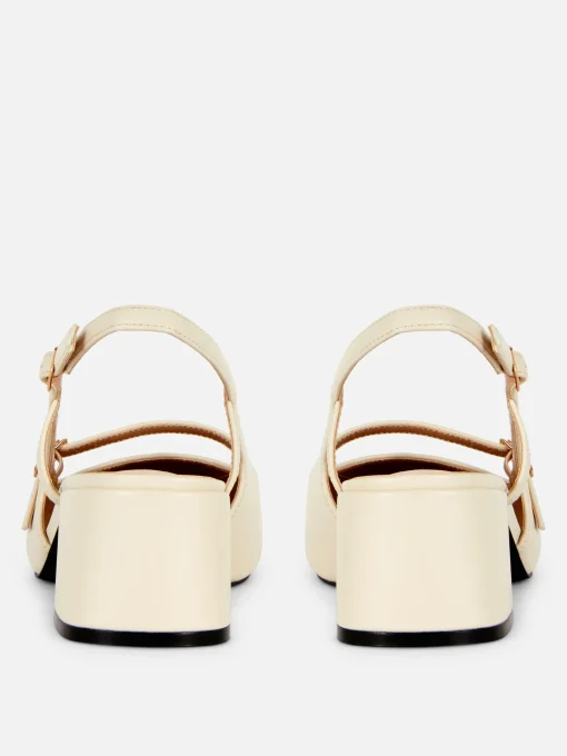 Mary Jane Slingback Block Heels