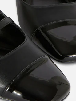Mary Jane Slingback Block Heels