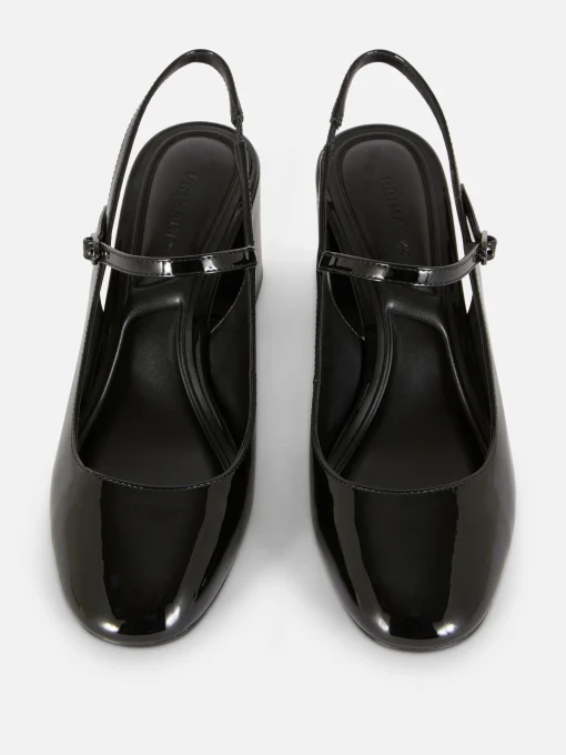 Mary Jane Slingback Court Heels