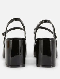 Mary Jane Slingback Court Heels