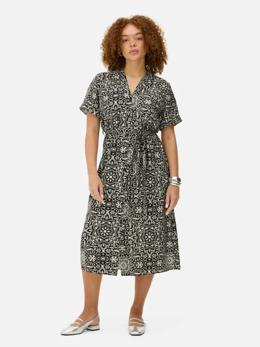 Midi Shirt Dress