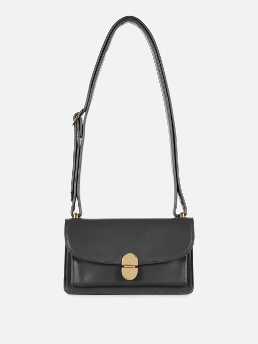 Mini Lock Crossbody Bag