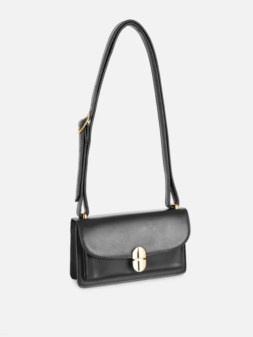 Mini Lock Crossbody Bag