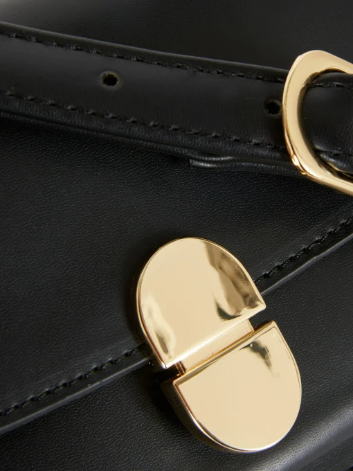 Mini Lock Crossbody Bag