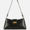 Mock Croc Shoulder Bag