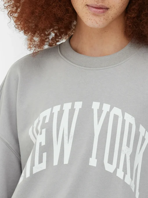 New York Oversized Graphic Sweatshirt